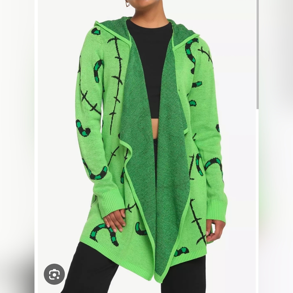 XS Oogie Boogie NBC Cardigan from Hot Topic.